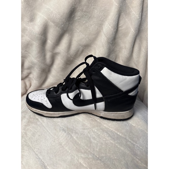 Nike Dunk High Retro Black White Panda Sneakers Shoes DD1399-105 US 10 - Picture 4 of 10
